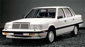 Foto da primeira geração do Hyundai Azera (1986-1992)