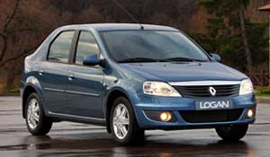 Foto da primeira geração do Renault Logan (2004-)