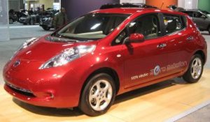 Foto da primeira geração do Nissan Leaf (2010-)