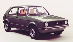 Foto da primeira geração do Volkswagen Golf (1974-1983)